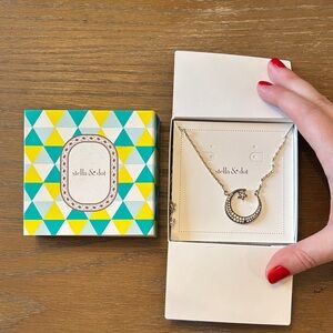 Stella & Dot Gold Necklace with Silver Accents